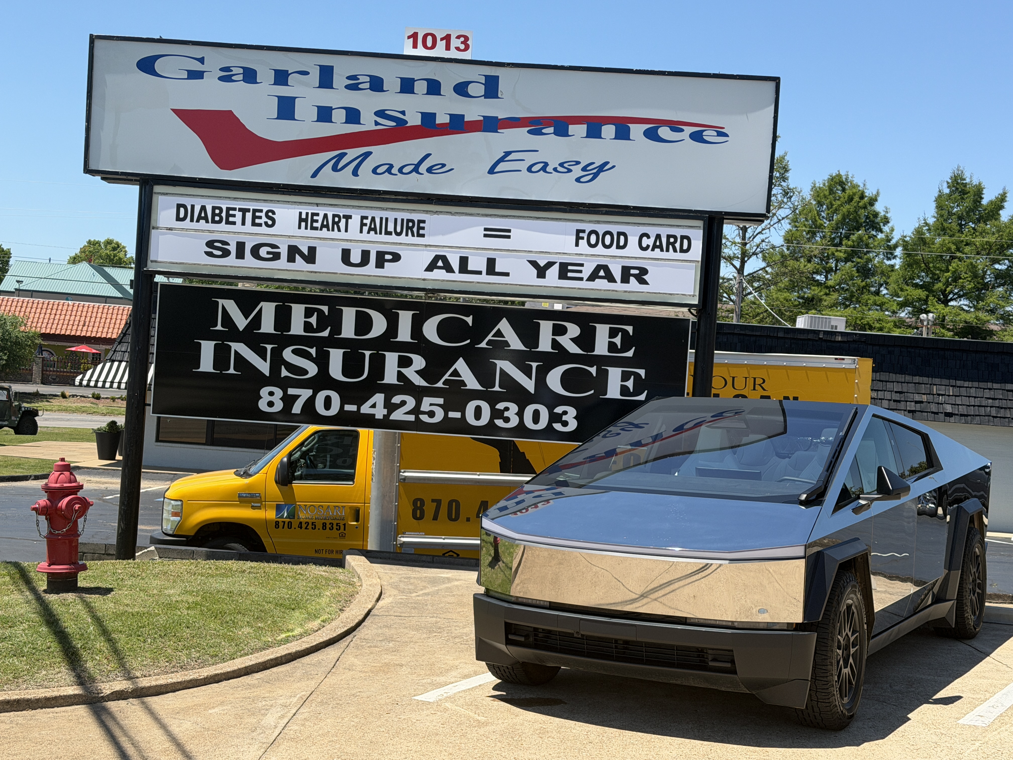Garland Insurance Sign